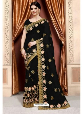 Fashionable Embroidered Georgette Sharee